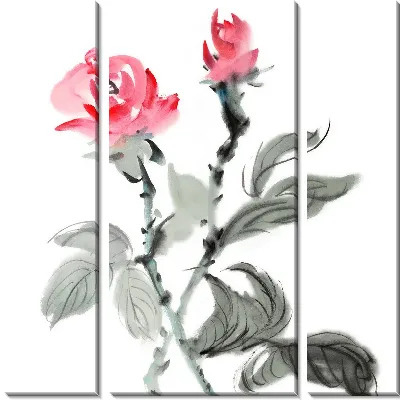 Модульная картина Розы (Roses) №64