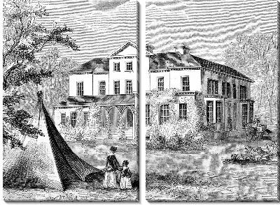 Модульная картина Здание школы (The school building)