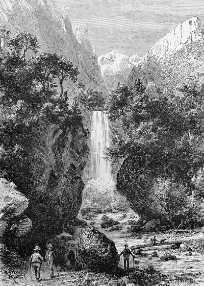 Плакат Водопад (Waterfall) №12