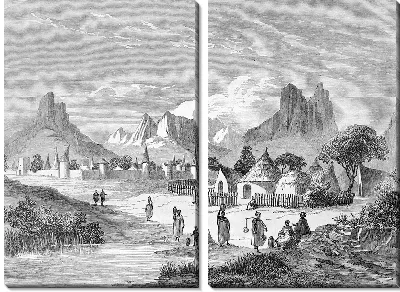 Модульная картина Поселение (Settlement)