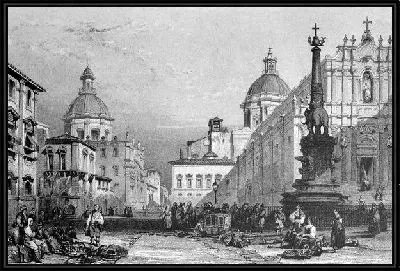 Картина Городская площадь (Town Square) №2
