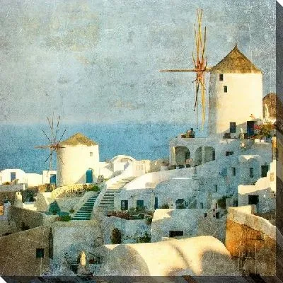 Постер Вид на город сверху (View overlooking the town) №4