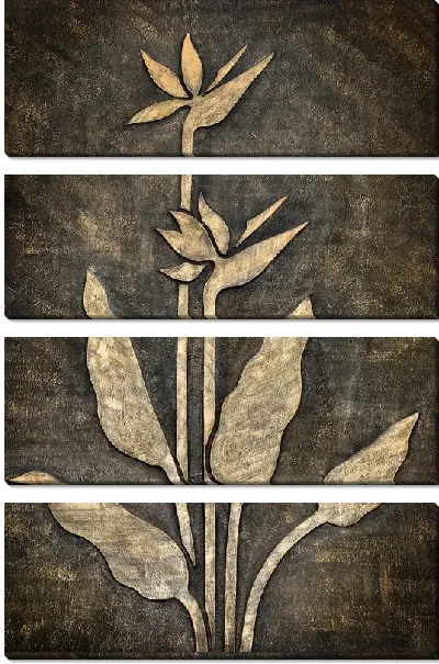 Модульная картина Композиция с цветами (Composition with flowers) №3
