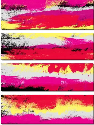 Модульная картина Цветная композиция (Color composition)