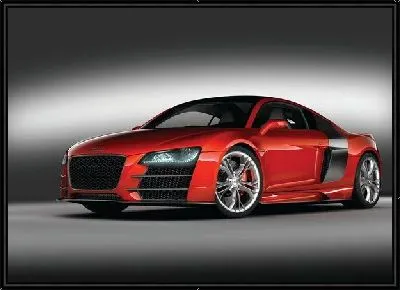 Картина Красная ауди (Audi)