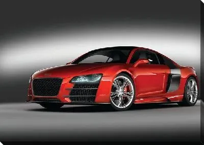 Постер Красная ауди (Audi)