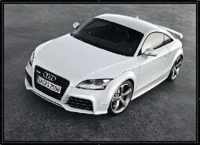 Картина Белая ауди (Audi) №2
