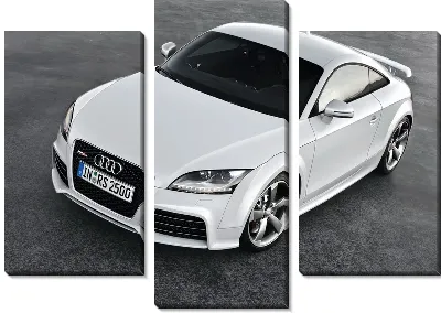 Белая ауди (Audi) №2