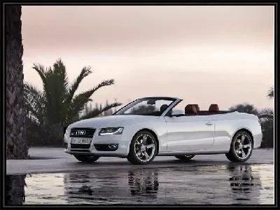 Картина Белая ауди (Audi) №3