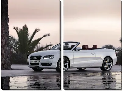 Белая ауди (Audi) №3