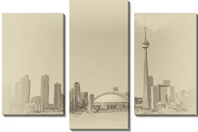 Модульная картина Город (City) №15