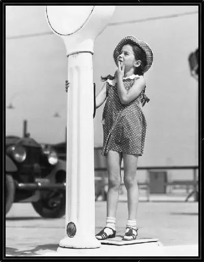 Картина Девочка на весах (The girl in the balance)