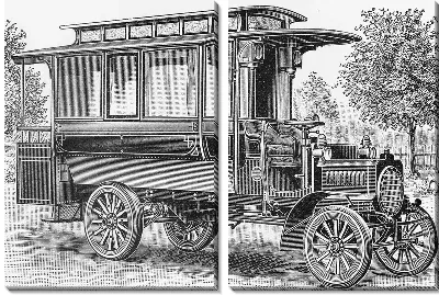 Модульная картина Ретро автомобиль (Retro car) №45