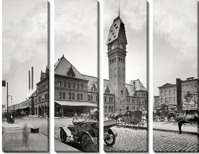 Модульная картина Старинная улица (Old street)