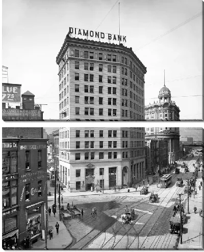 Модульная картина Банк (Bank) №2