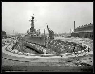 Картина Строительство парохода (Construction of ship) №2