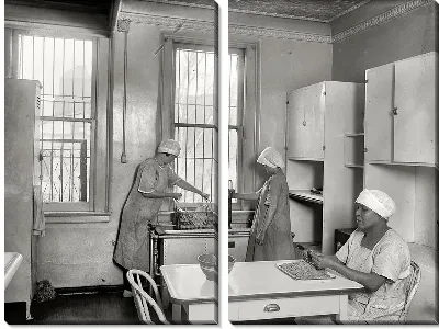 Модульная картина На кухне (In the kitchen)