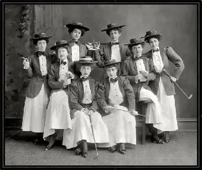 Картина Женщины в костюмах (Women in suits)
