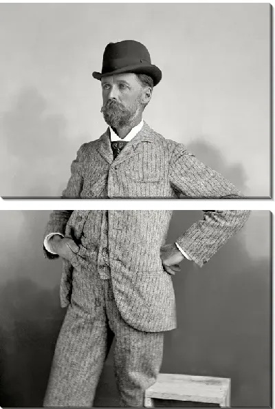 Модульная картина Мужчина в костюме (A man in a suit)