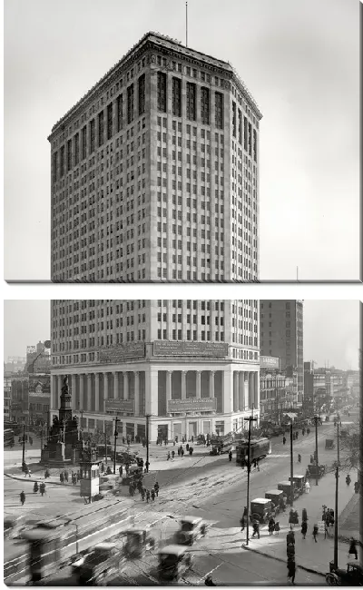 Модульная картина Здание в Детройте (Building in Detroit)