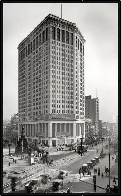 Картина Здание в Детройте (Building in Detroit)