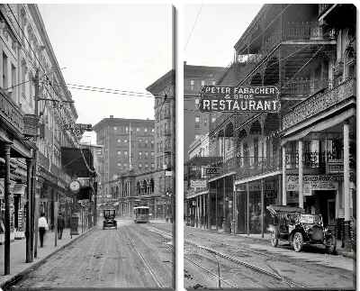 Модульная картина Улица в Новом Орлеане (Street in New Orleans)
