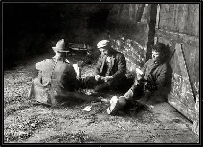 Картина Рабочие играют в карты (Workers playing cards)