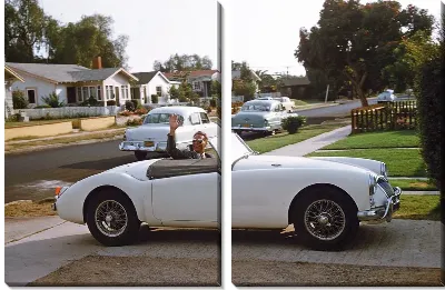 Модульная картина Ретро автомобиль (Retro car) №47