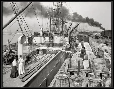 Картина Бочки на корабле (Barrels on the ship)