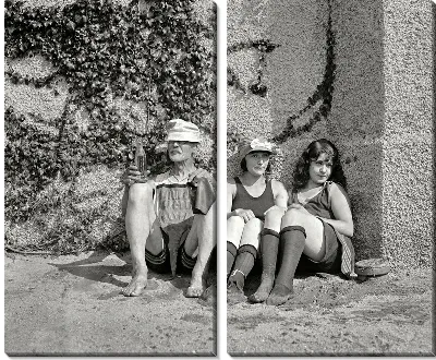 Модульная картина Отдыхающие (Vacationers)