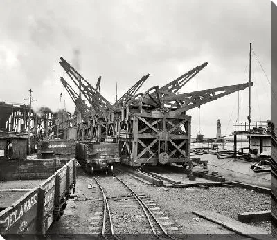 Постер Вагоны на железной дороге (Wagons on the railway)