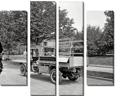 Модульная картина Ретро автомобиль (Retro car) №48