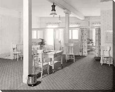 Постер Комната в белых тонах (Room in white)