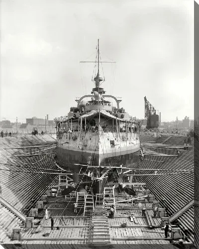Постер Строительство парохода (Construction of ship) №3