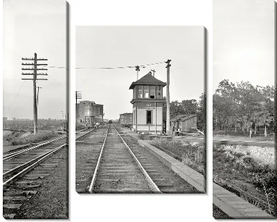 Модульная картина Полустанок (Halt) №2