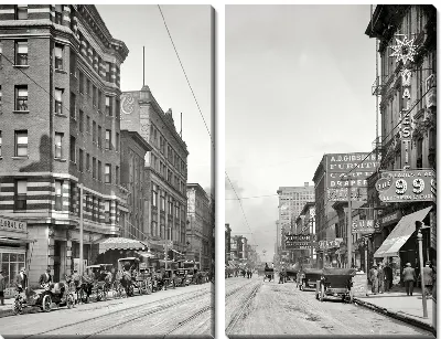 Модульная картина Старинная улица (Old street) №2