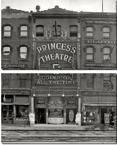 Модульная картина Кинотеатр (Movie theater)