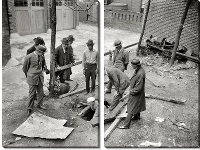 Модульная картина Быт и жизнь людей (Life and the lives of people)