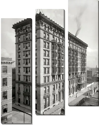 Модульная картина Новое здание (The new building)