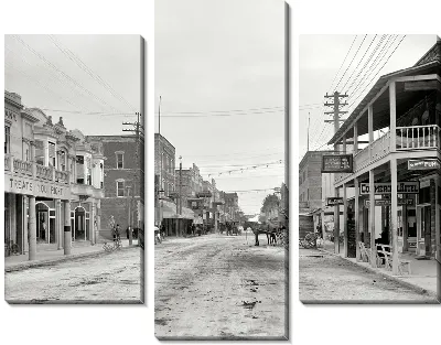 Модульная картина Старинная улица (Old street) №3