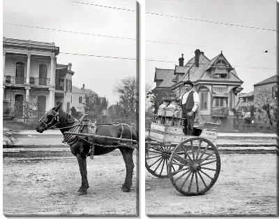 Модульная картина Повозка (Wagon) №5