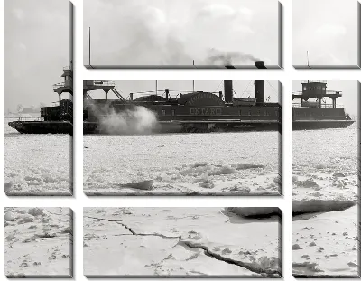 Модульная картина Пароход (Steamer) №23