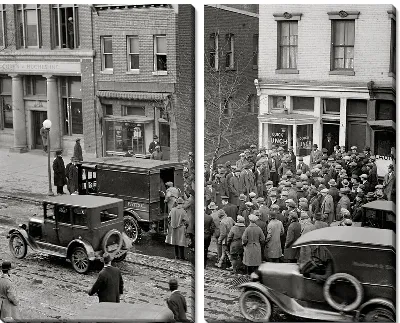 Модульная картина Америка 1925 год (America in 1925)