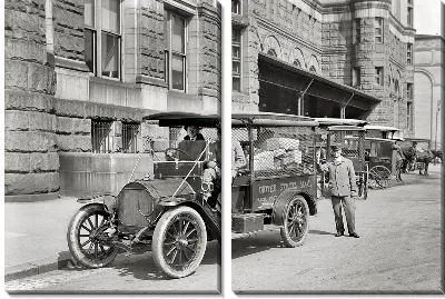 Модульная картина Ретро автомобиль (Retro car) №51