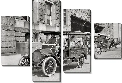 Модульная картина Ретро автомобиль (Retro car) №51