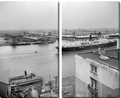 Модульная картина Пароход (Steamer) №24