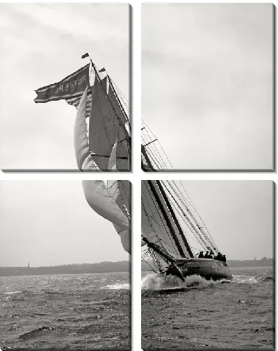 Модульная картина Парусники (Sailboats) №5