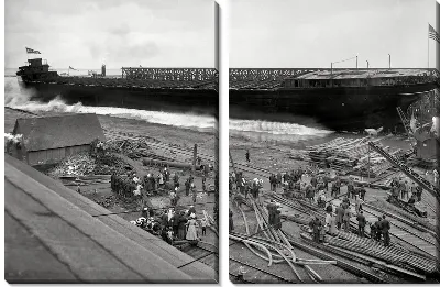 Модульная картина Пароход (Steamer) №26