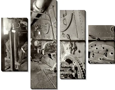 Модульная картина Рабочие (Labor) №4