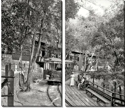 Модульная картина Трамвай (Streetcar) №7